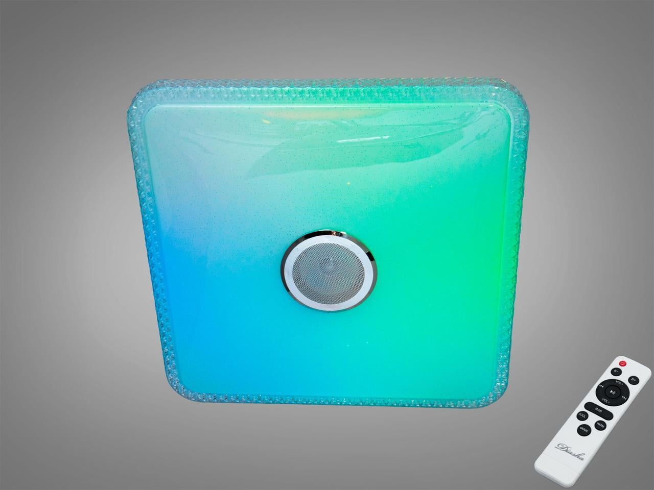 Люстра потолочная светодиодная TUYA 80Вт RGB Bluetooth Белый (2989250455)