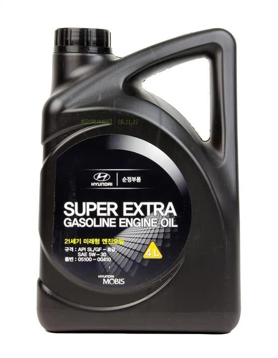 Моторное масло Hyundai Mobis Super Extra Gasoline SL GF-3 5W-30 4 л (0510000410)