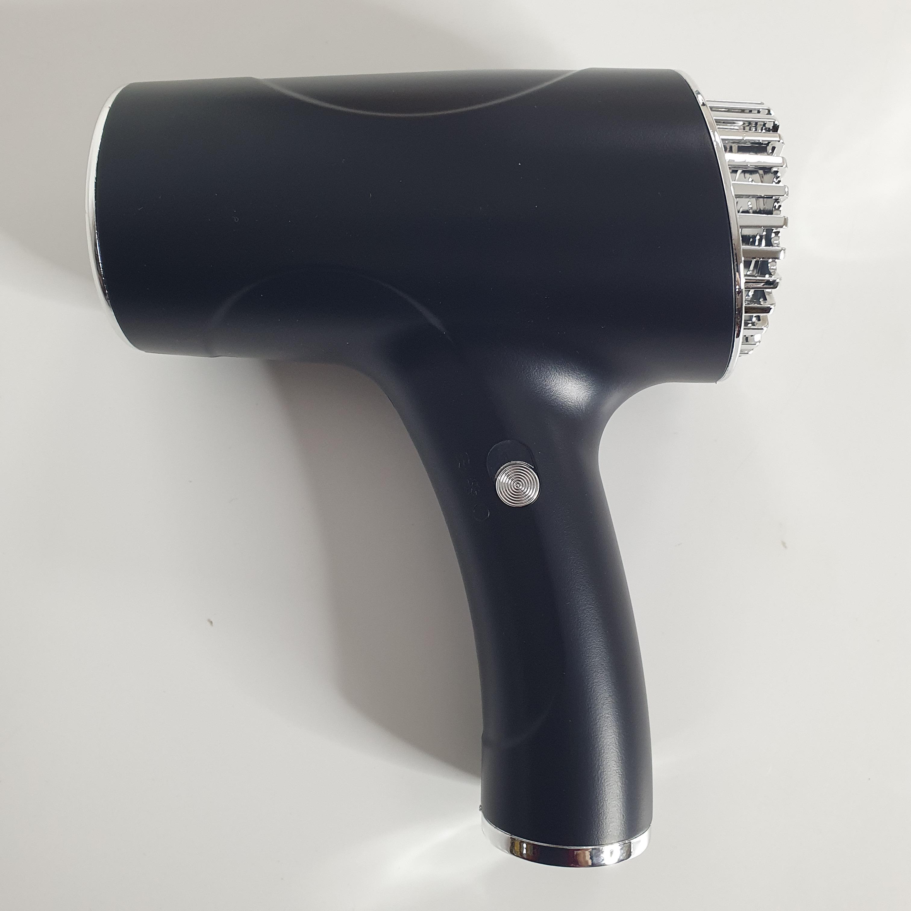 Фен аккумуляторный компактный для сушки и укладки волос беспроводной 500 Вт Черный (WHD-01-Black)