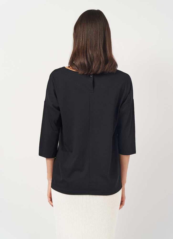 Футболка Q.Silver 41.810.39.4509x10 рукав 3-4 женская S Черный (183944) - фото 2