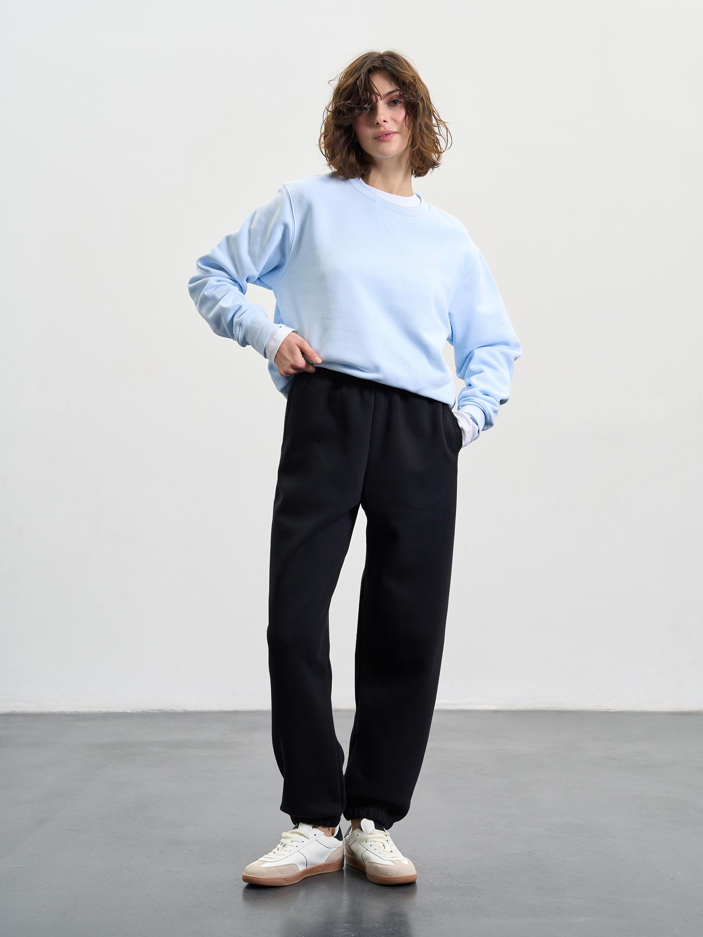 Свитшот женский утепленный ROZA 240428 S Морозный голубой (4824005710186) - фото 6 Свитшот женский утепленный ROZA 240428 S Морозный голубой (4824005710186) - фото 6