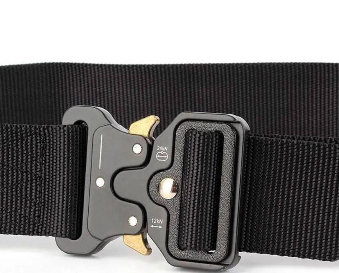 Ремінь з швидкознімною магнітною пряжкою Tactical Belt 122x3,8 см Чорний - фото 4