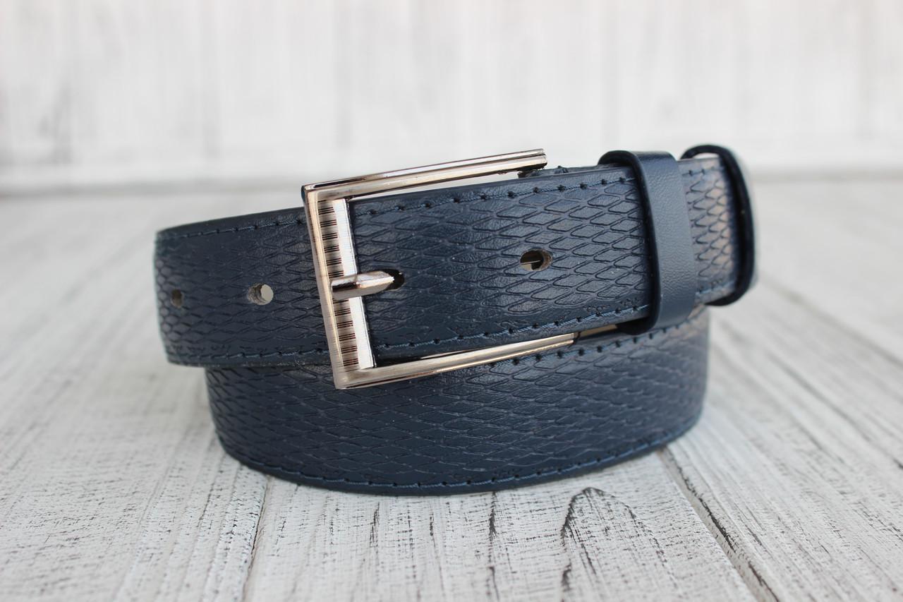 Ремень детский классический для школьных брюк Синий (720706723)