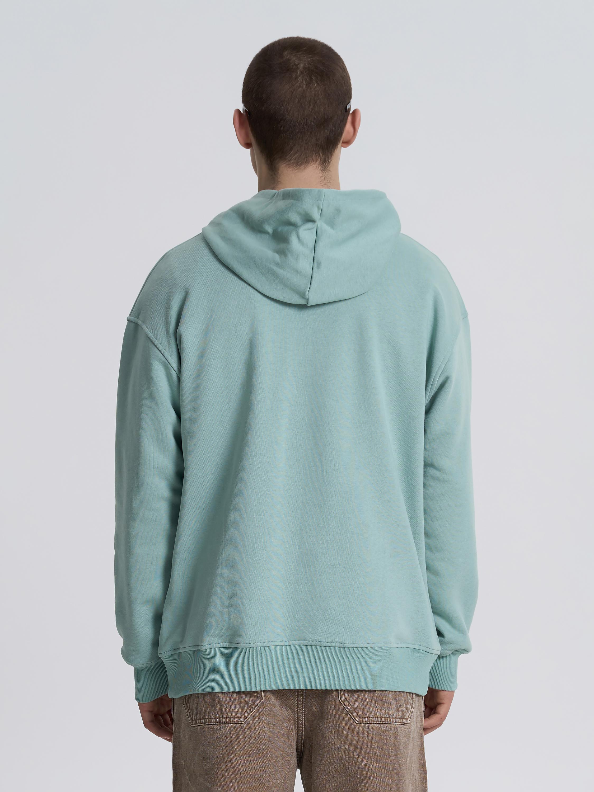 Худи мужской без кармана ROZA 240619 L Темно-бирюзовый (4824005723773) - фото 3