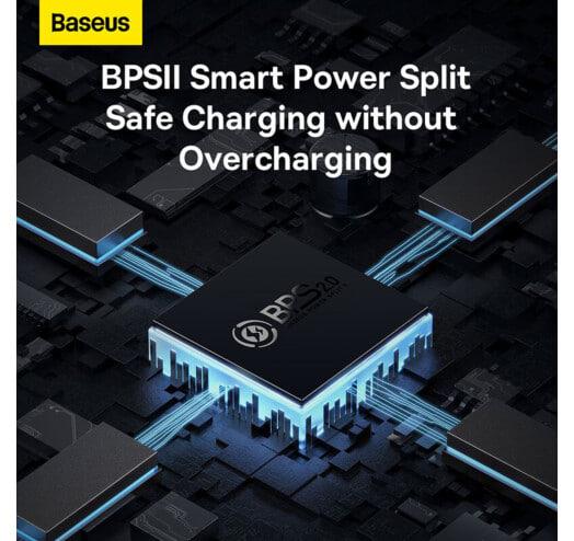Пристрій зарядний мережевий Baseus 65W GaN5 Pro Fast Charger CCGP120201 USB + 2USB-C Black - фото 13 Пристрій зарядний мережевий Baseus 65W GaN5 Pro Fast Charger CCGP120201 USB + 2USB-C Black - фото 13