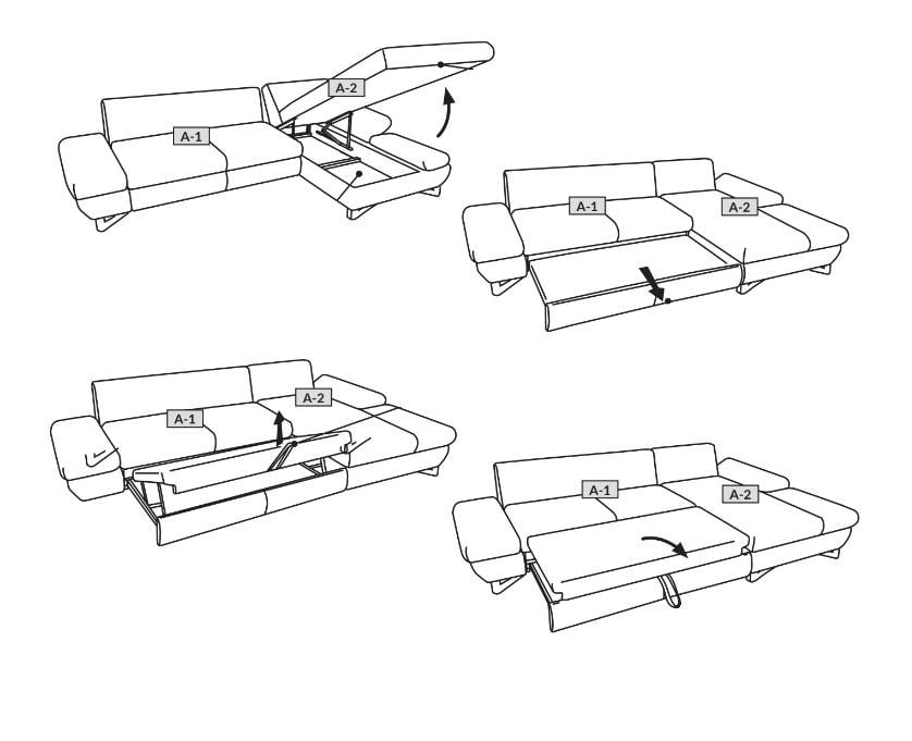 Диван кутовий Perfect Home Avesta з натурального дерева/ДСП/тканини Sally 12 (49569) - фото 7 Диван кутовий Perfect Home Avesta з натурального дерева/ДСП/тканини Sally 12 (49569) - фото 7