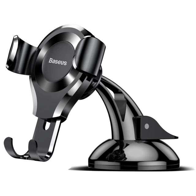 Автотримач для телефона Baseus Osculum Type Gravity Car Mount Black (SUYL-XP01)