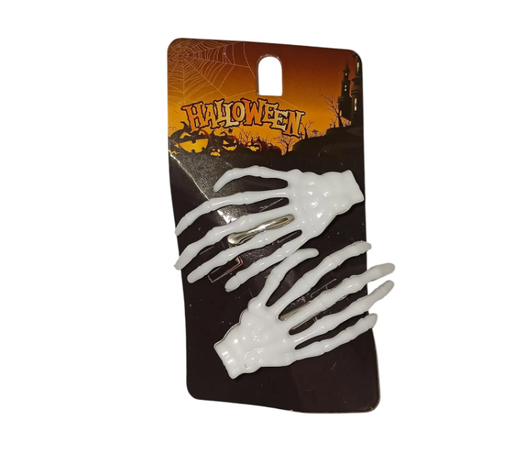 Заколки на Хелловін Скелет One size Білий (703130) Заколки на Хелловін Скелет One size Білий (703130)