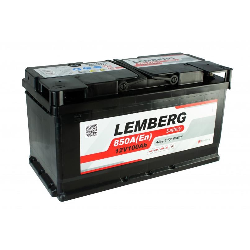 Акумулятор автомобільний LEMBERG battery 12 В/100 А/год Euro 0