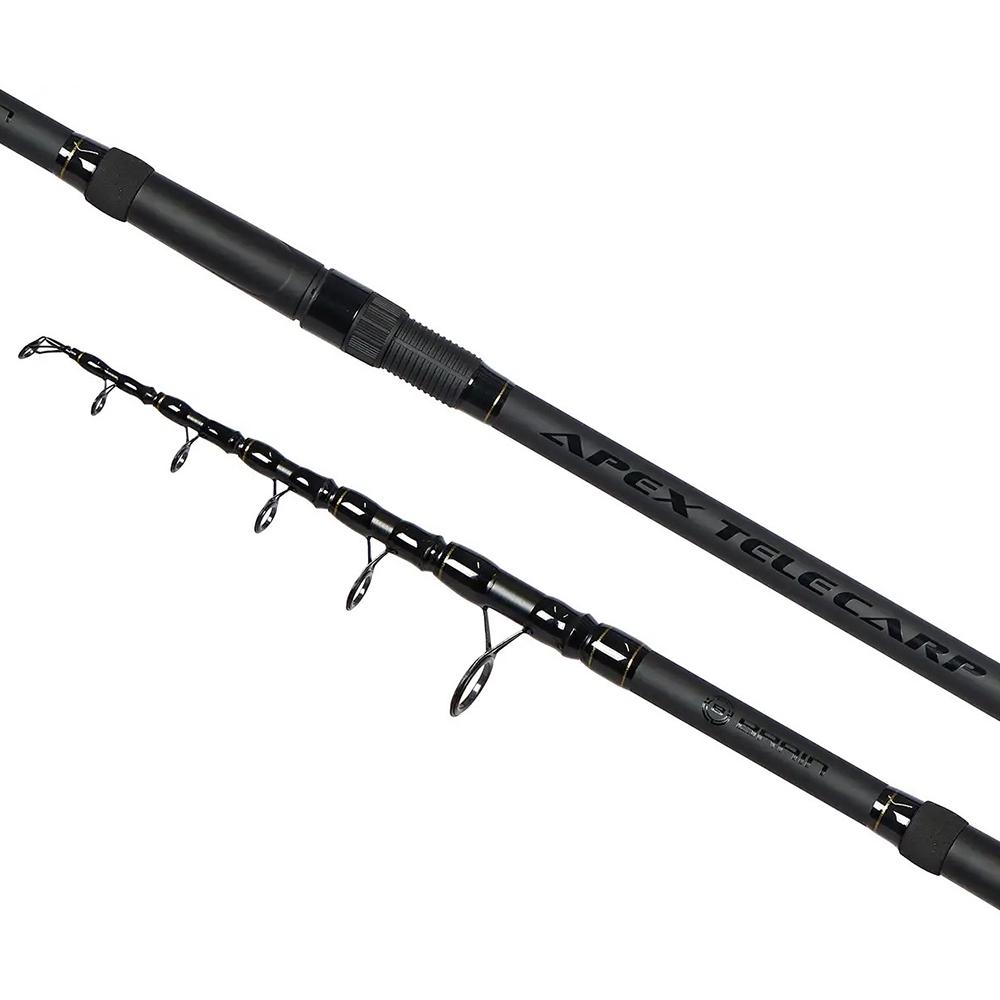 Удилище карповое Brain Apex Tele Carp Black 4,20 м 3,5 lbs (1858.54.98) - фото 2