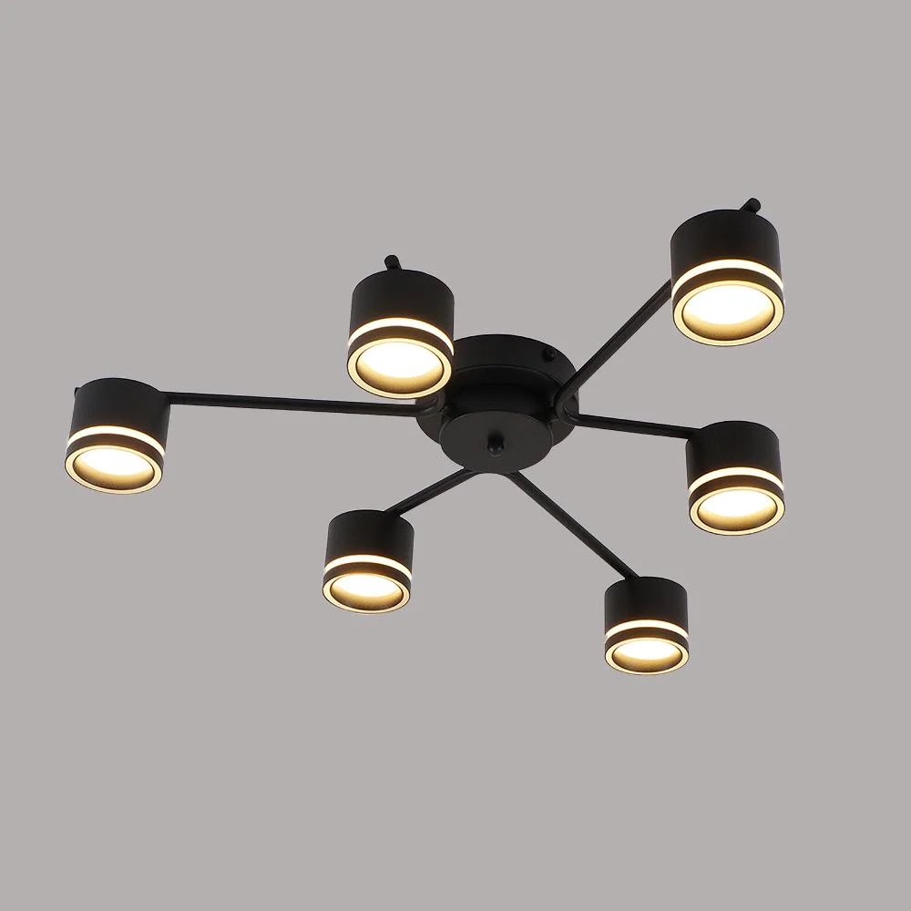 Люстра ESLLSE GELA 6R 750x130 мм на 6 ламп GX53 Черный (10519) - фото 1 Люстра ESLLSE GELA 6R 750x130 мм на 6 ламп GX53 Черный (10519) - фото 1