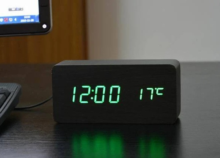 Часы настольные цифровые VST-862 с датчиком температуры зеленый LED-дисплей дата/будильник - фото 2 Часы настольные цифровые VST-862 с датчиком температуры зеленый LED-дисплей дата/будильник - фото 2