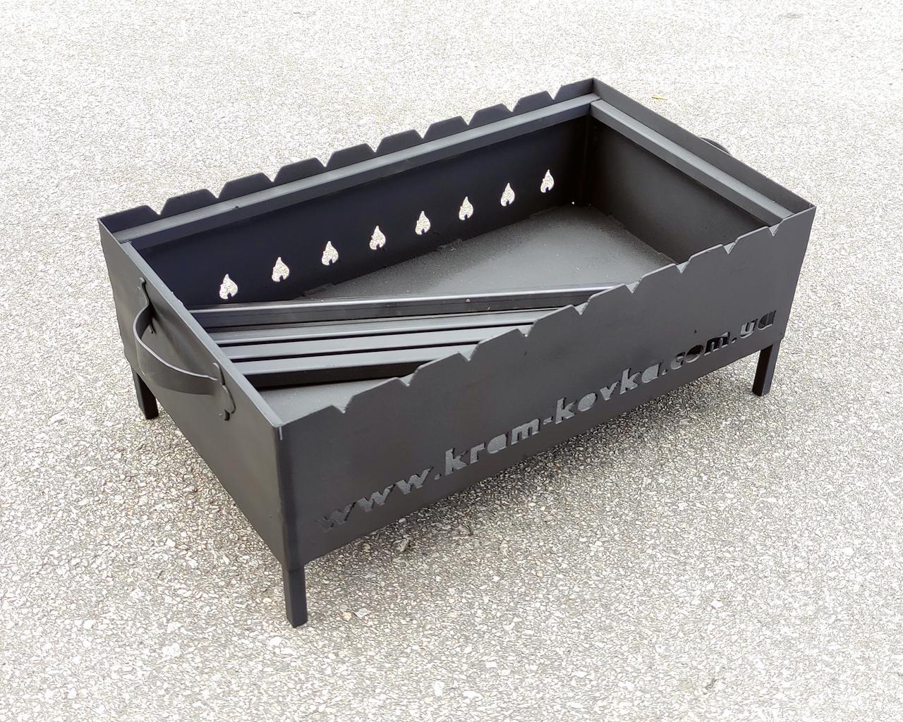 Мангал Kram-kovka зі знімними ніжками 3 мм - фото 2