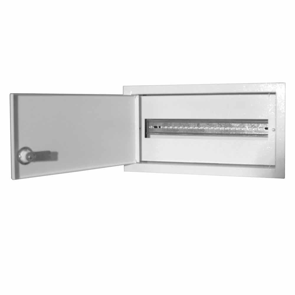 Щит розподільний E.NEXT STANDART 16 модулів IP31 вбудований металевий 200х370х100 мм (ЩО-16В ек.)