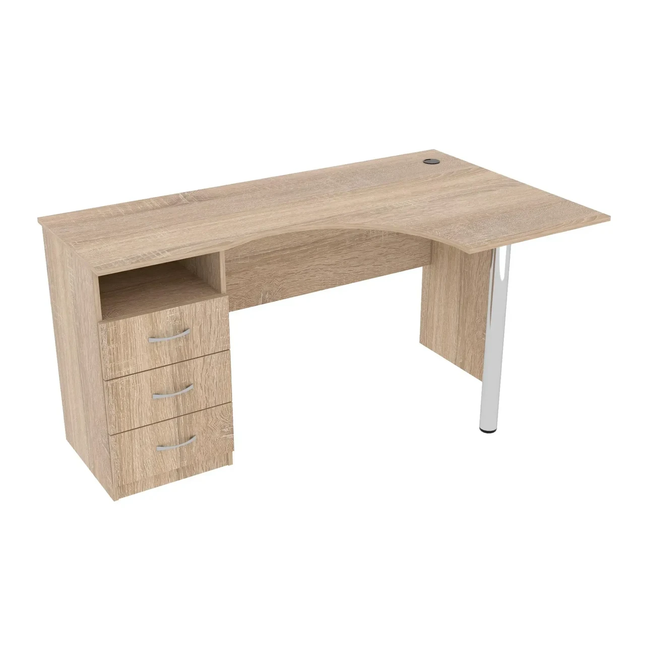 Стіл комп’ютерний кутовий Kontinent ОСК-2 150х90х76 см Дуб Сонома (84919764)