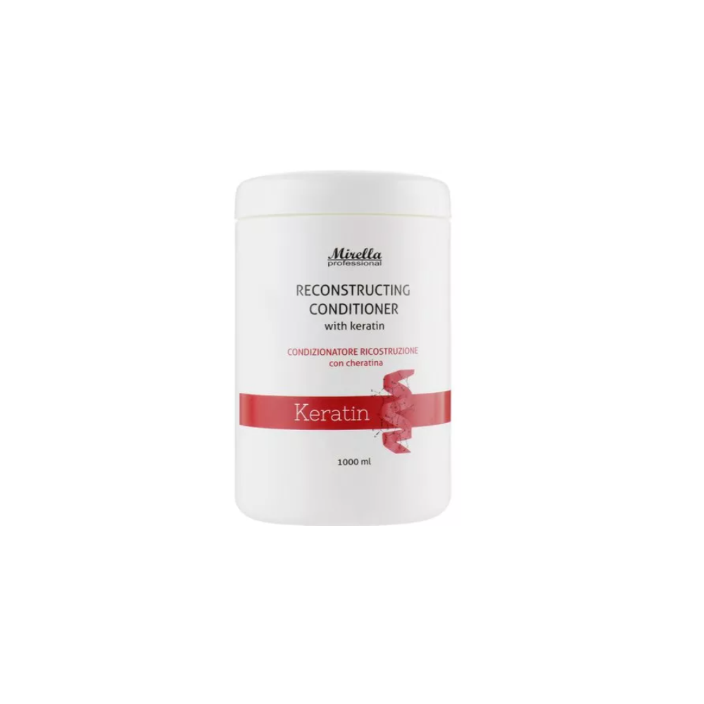 Кондиціонер відновлюючий з кератином Mirella Professional Hair Care Reconstructing Conditioner 1000 мл