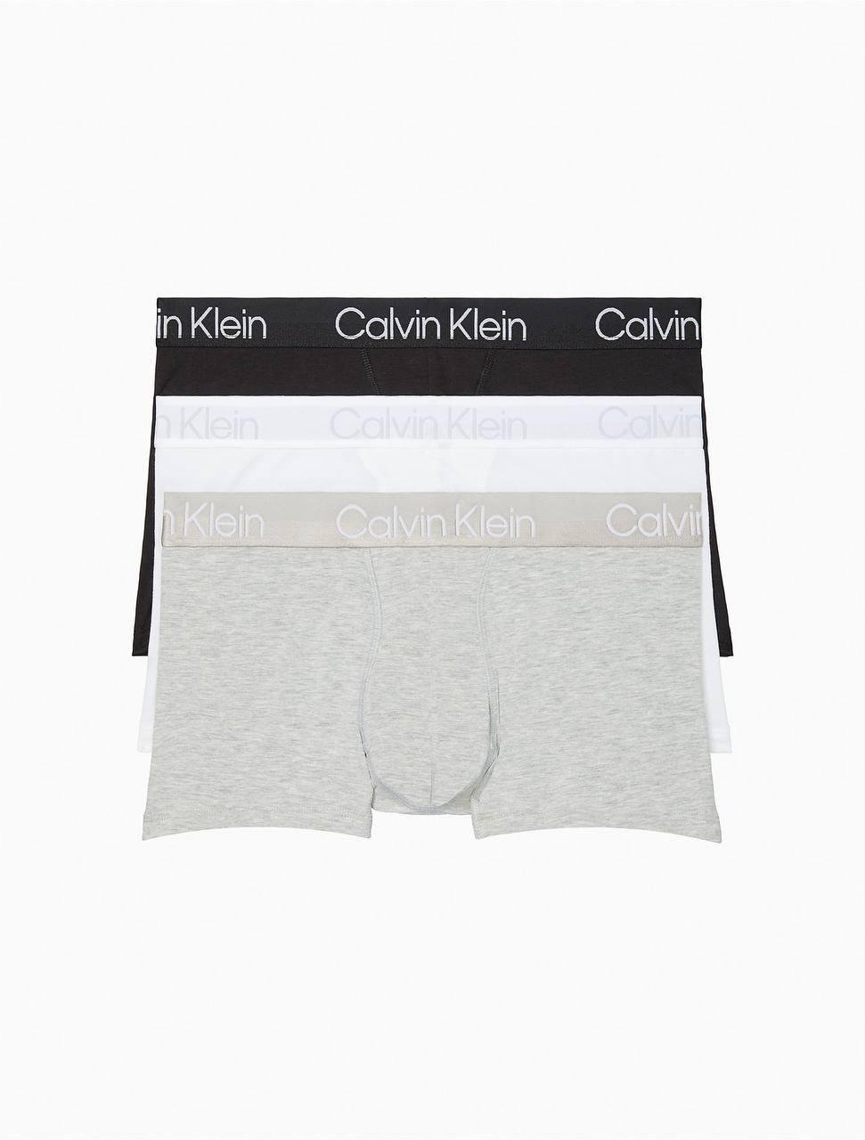 Набор трусов Боксеры Calvin Klein M 3 шт. Мульти (CK-021)