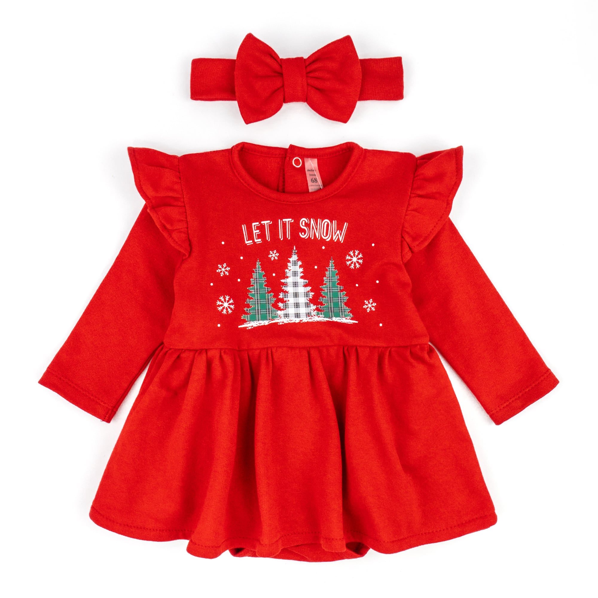 Боді-сукня для дівчинки Dexter’s Let It Snow 86 см Червоний (132299871096) Боді-сукня для дівчинки Dexter’s Let It Snow 86 см Червоний (132299871096)