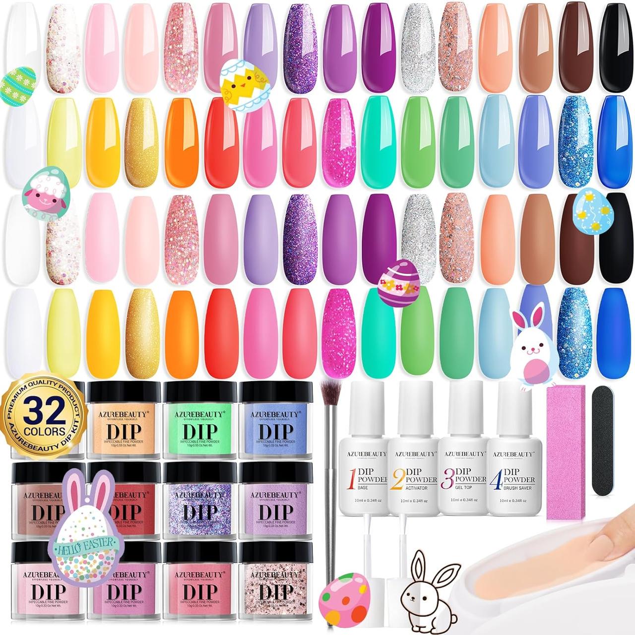 Стартовий набір для нігтів AZURE 42 пр. 32 кол.