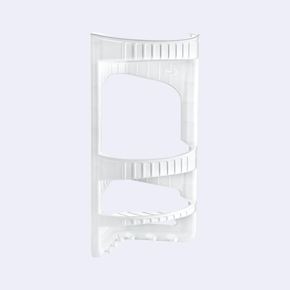 Полка для ванной комнаты трехъярусная Dunya Plastik Белый (09166)