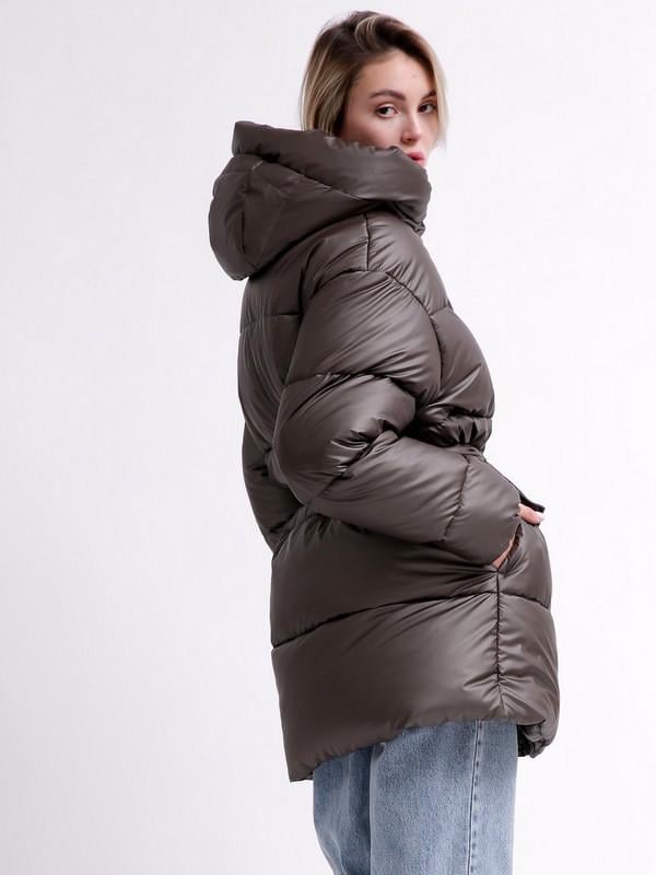 Пуховик X-Woyz LS-8916-26 L Коричневий (2000002502982) - фото 3 Пуховик X-Woyz LS-8916-26 L Коричневий (2000002502982) - фото 3