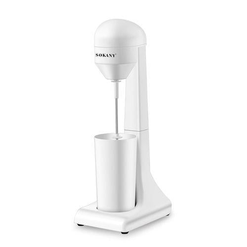Миксер для молочных коктейлей 450 мл 100 Вт однопостовый из нержавеющей стали Белый( SK-1736)
