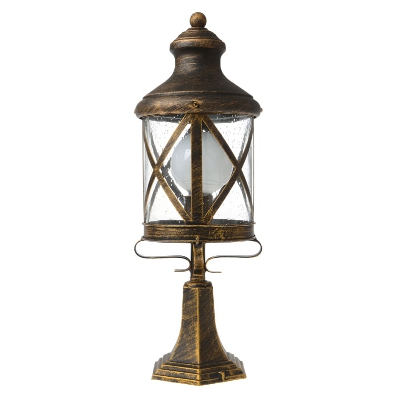 Фонарь уличный Brille GL-102 BH BK/G (34-065)