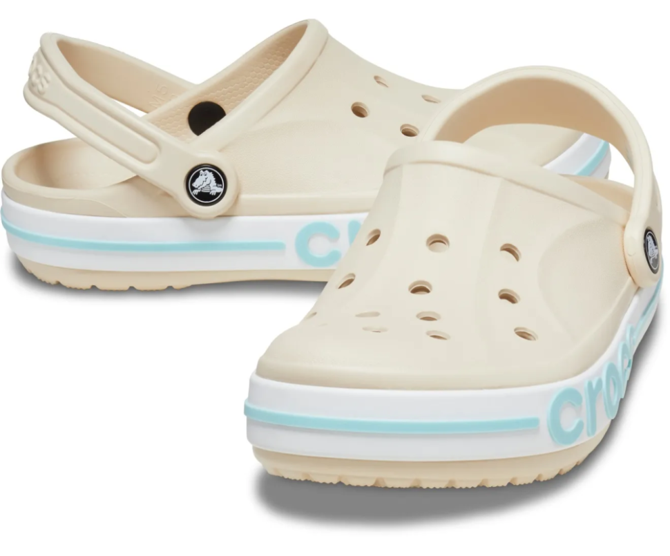 Крокси жіночі Crocs Bayaband Clog Winter р. 42-43 Бежевий (17436)