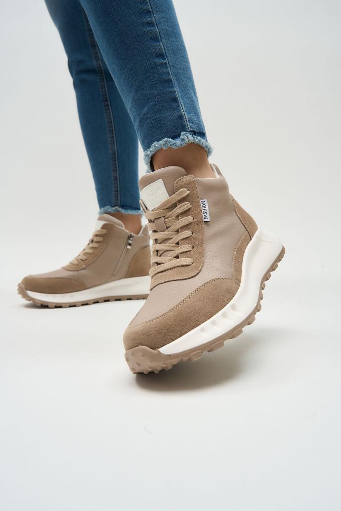 Черевики жіночі LONZA р. 36 Бежевий (179734)