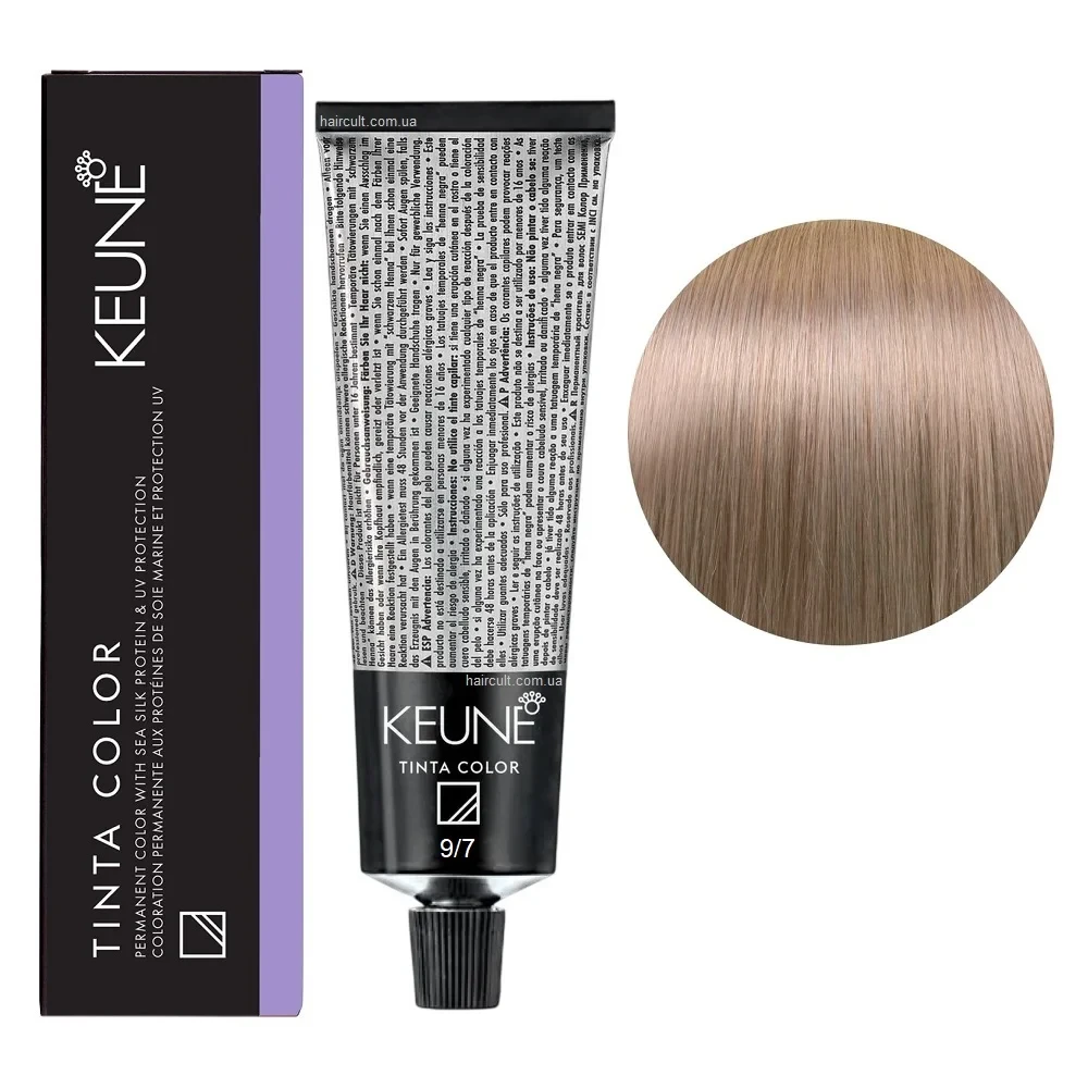 Краска для волос стойкая Keune Tinta Color 9.7 Purple Very Light Blond 60 мл