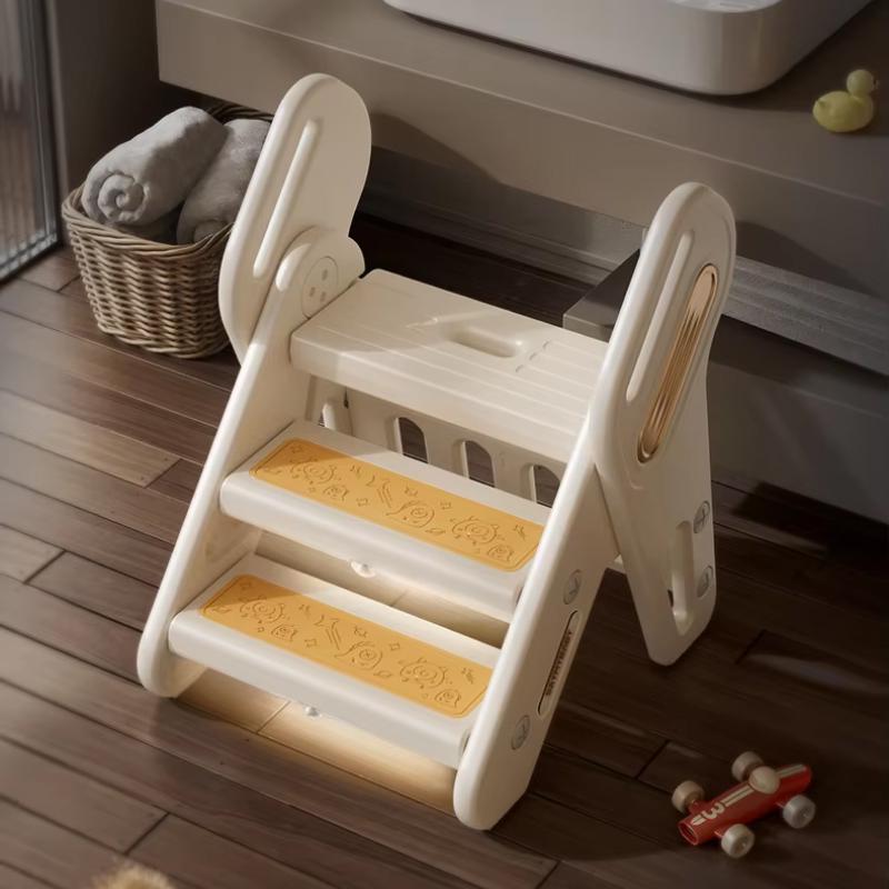 Детская лестница-табурет Lumpurini Elettra пластиковая 3 ступени с подсветкой (YYST-2328) - фото 12 Детская лестница-табурет Lumpurini Elettra пластиковая 3 ступени с подсветкой (YYST-2328) - фото 12