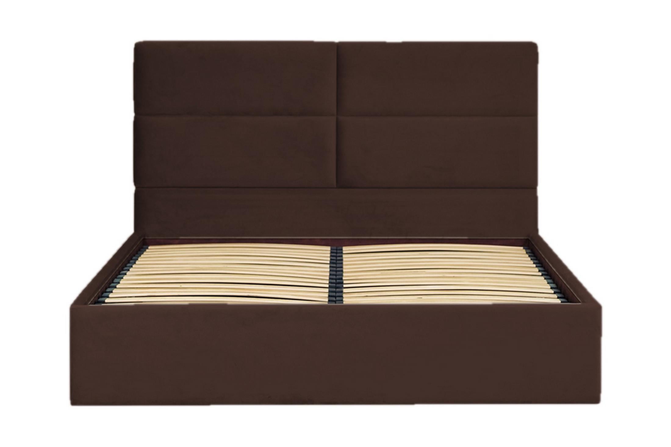 Кровать RidneTut Johnson Premium с подъемным механизмом Lili 18 160х200 см Какао (334100102-18160)