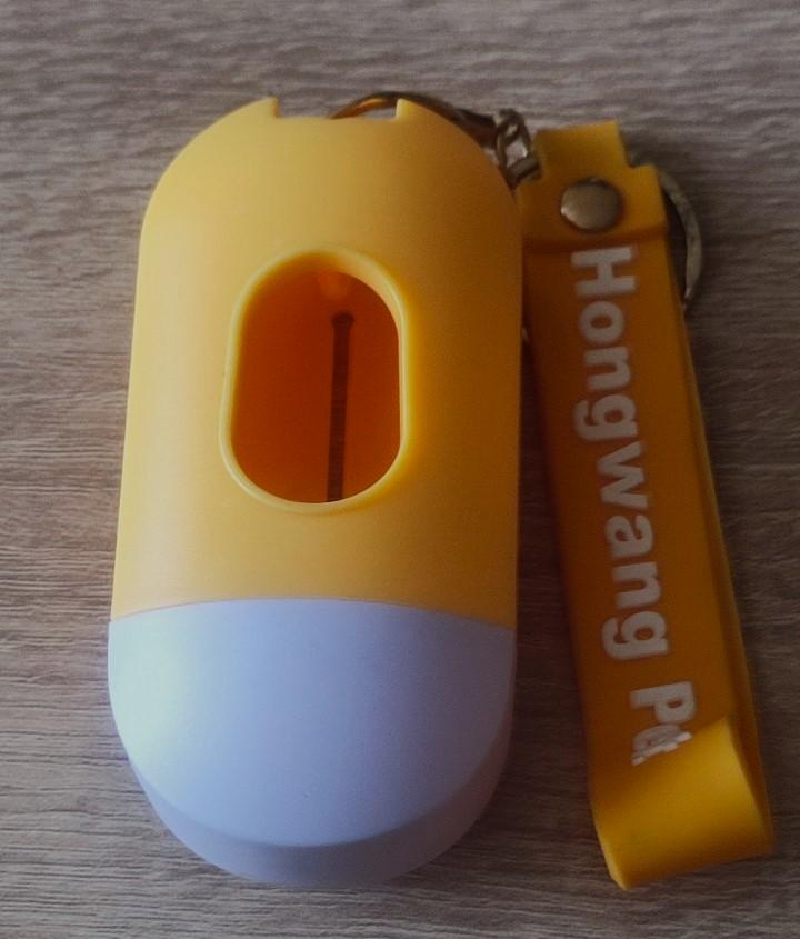 Контейнер диспенсер для уборки за животными Желтый - фото 2