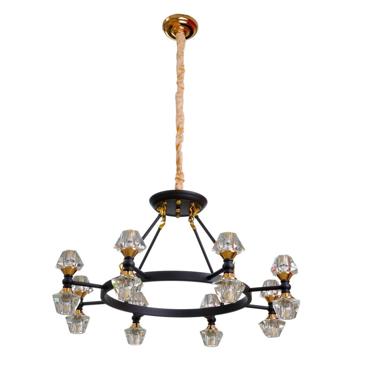 Люстра Brille BL-797S/16 G4 Чорний/Золото