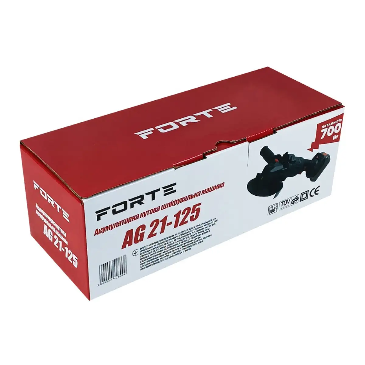 Шліфувальна акумуляторна машина кутова Forte AG 21-125 без АКБ (142800) - фото 9 Шліфувальна акумуляторна машина кутова Forte AG 21-125 без АКБ (142800) - фото 9
