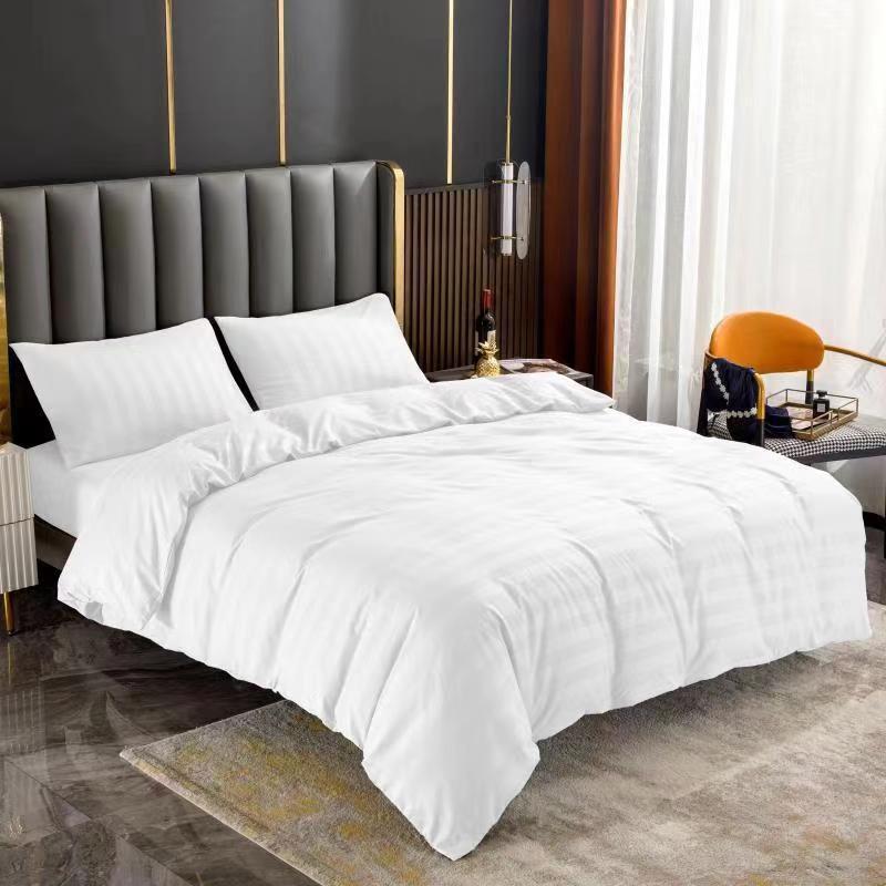 Комплект постельного белья Cotton home Colorful Home полуторный Страйп-сатин ХТ-15-24 Белый (DR010248)