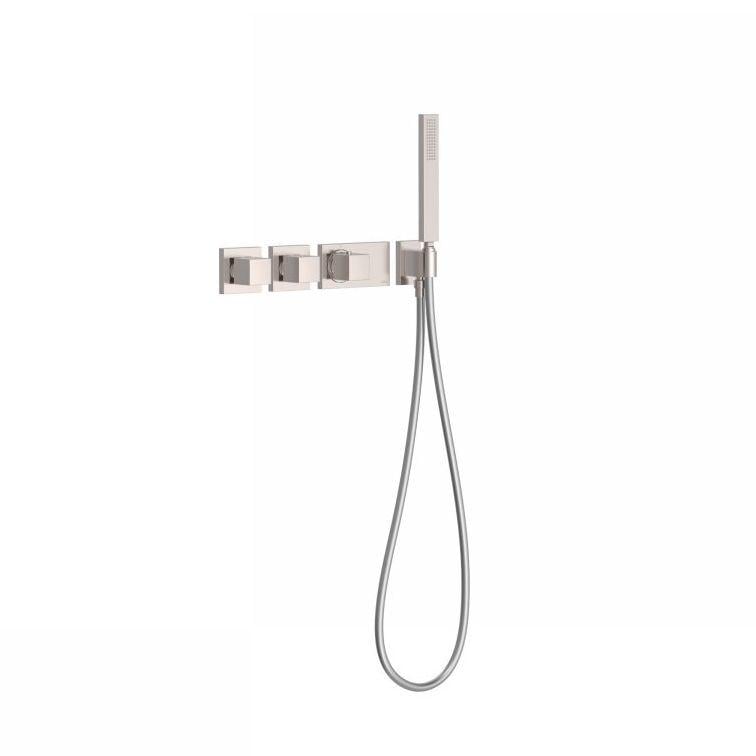 Комплект душевой с термостатом Tres Shower Space на 3 потребителя Сатин (20725391AC) Комплект душевой с термостатом Tres Shower Space на 3 потребителя Сатин (20725391AC)