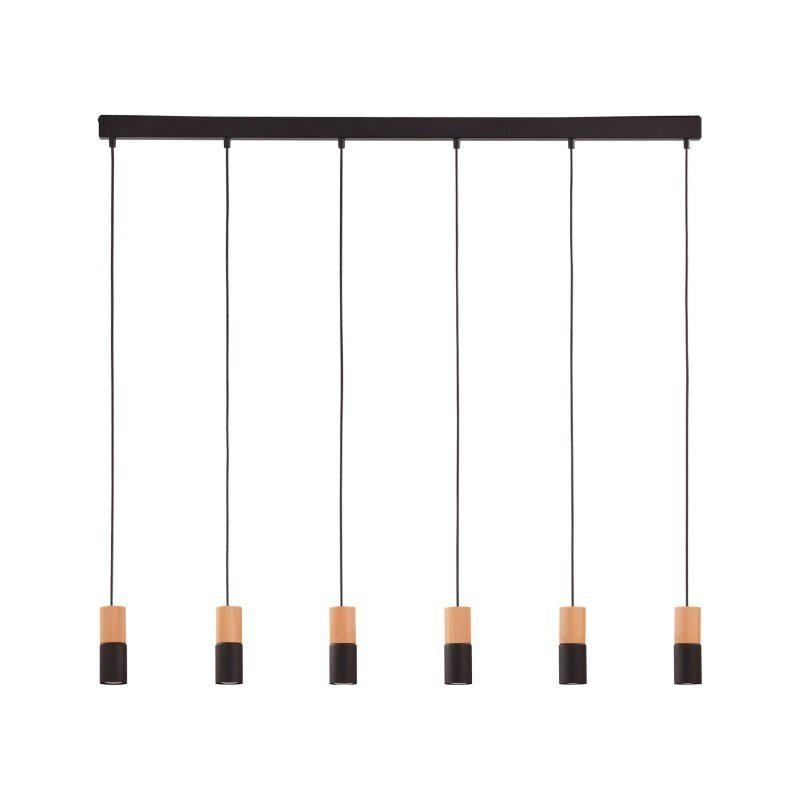 Подвесной светильник TK Lighting 6312 Elit Black/Wood 6 (11499204)