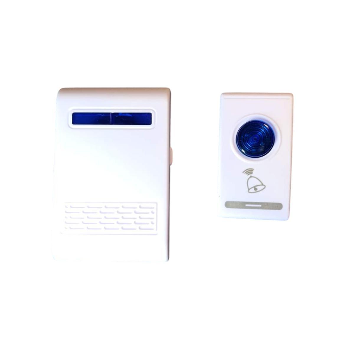 Дзвінок дверний бездротовий KAMSANG DOORBELL WL-645 32 мелодії на батарейках White/Blue (200281) - фото 4 Дзвінок дверний бездротовий KAMSANG DOORBELL WL-645 32 мелодії на батарейках White/Blue (200281) - фото 4