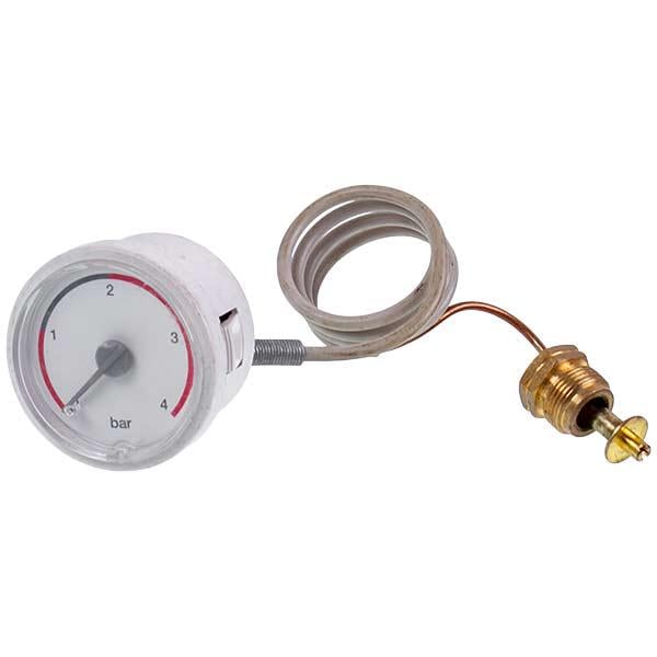 Манометр 0-4 бар для газового котла Hermann Habitat/Micra 2/Italtherm City Basic/Plus/Tiberis Oberon/Atlas 48002353 (00000051446)