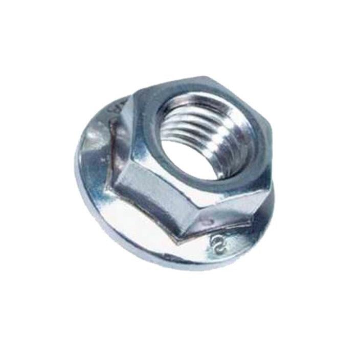 Гайка фланцевая LogicPower М8 зубчатая с оцинкованным покрытием для крепления солнечных батарей (27316675)