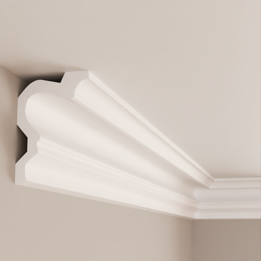 Карниз полиуретановый Gaudi Decor P 2056 100x68x2000 мм (25408798)