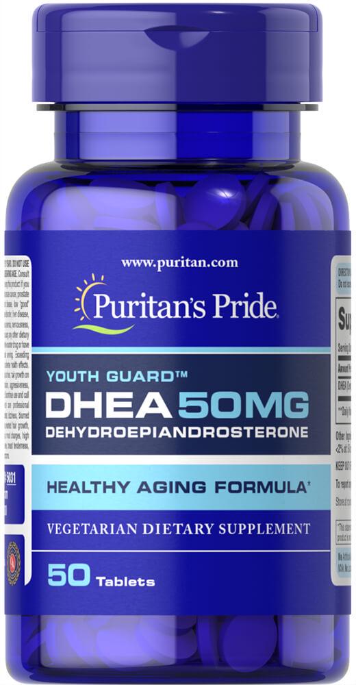 ДГЕА Puritan's Pride DHEA 50 мг 50 Tabs