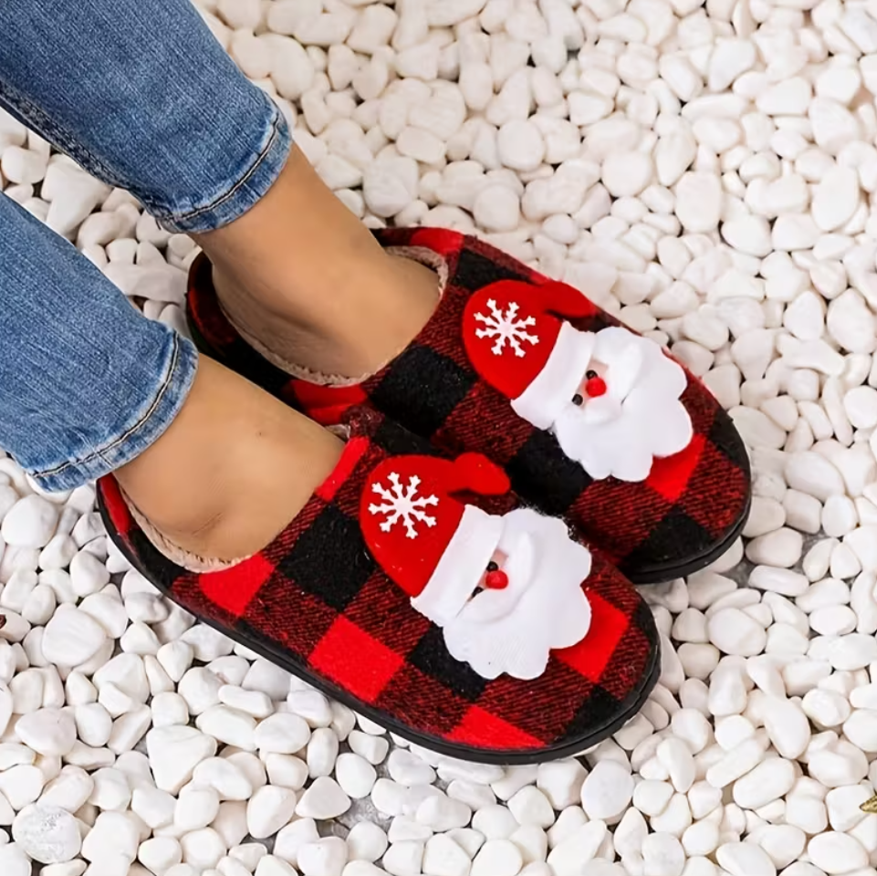 Домашние тапочки Новогодние праздничные р. 37 (ТСК37) - фото 2 Домашние тапочки Новогодние праздничные р. 37 (ТСК37) - фото 2