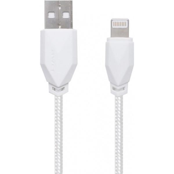 Awei Кабель AWEI CL-981 Lightning cable 1m White (87217)