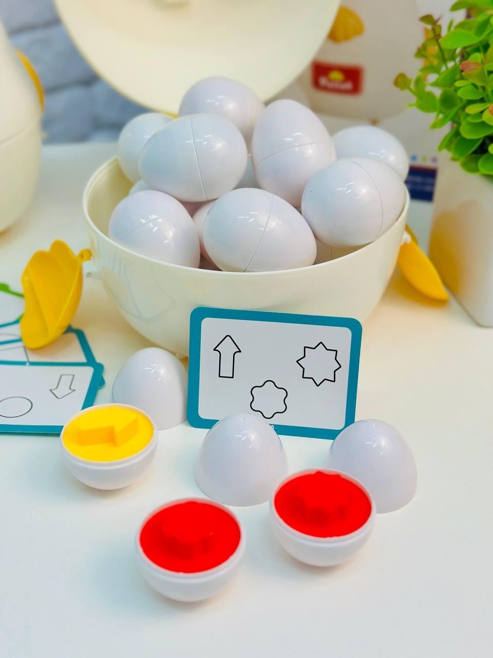 Сортер Монтессори 3Д Цыпленок/яйца/геометрические фигуры и цвета (2772549431) - фото 4 Сортер Монтессори 3Д Цыпленок/яйца/геометрические фигуры и цвета (2772549431) - фото 4