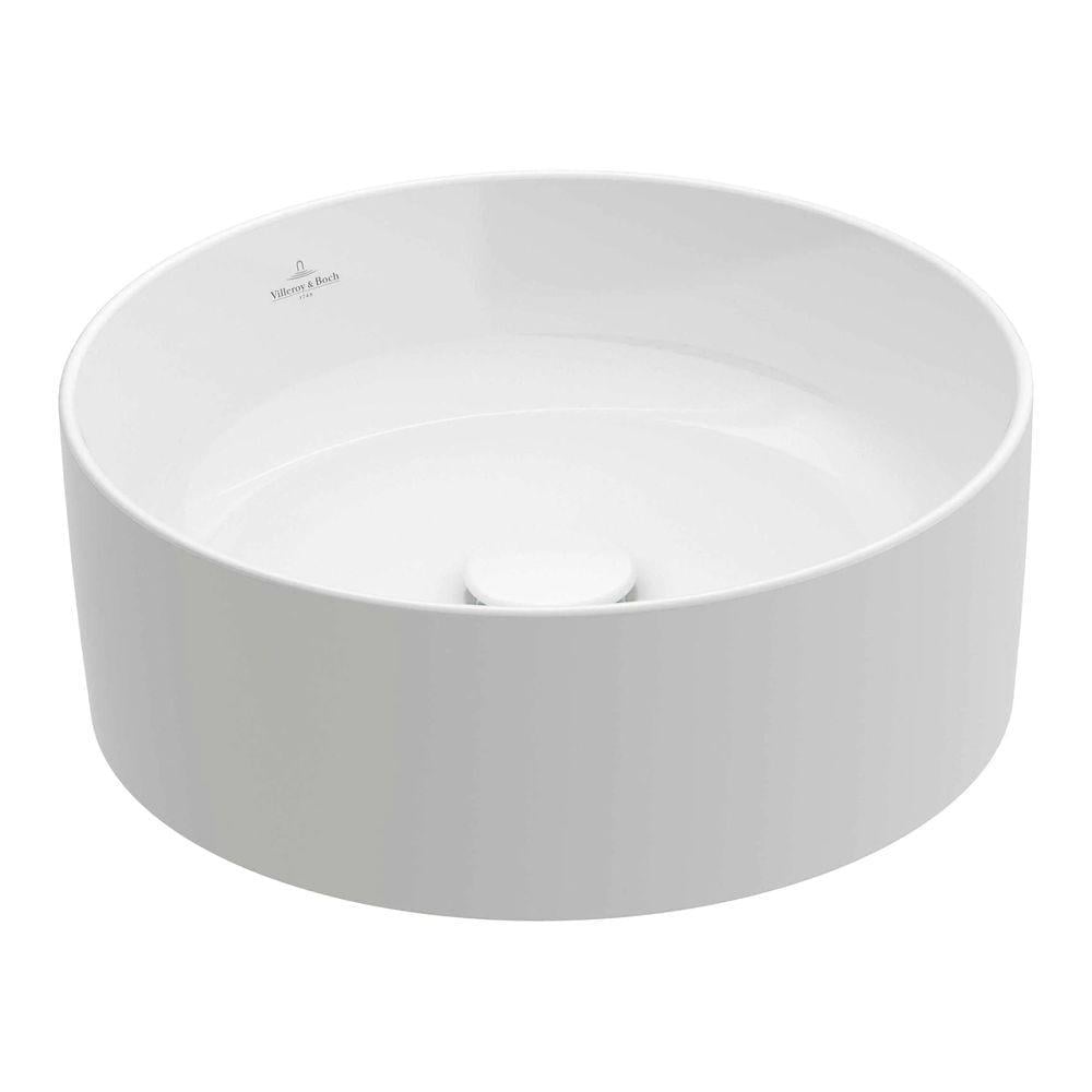 Умивальник на стільницю Villeroy&Boch Collaro CeramicPlus d 40 см White Stone (4A1840RW)