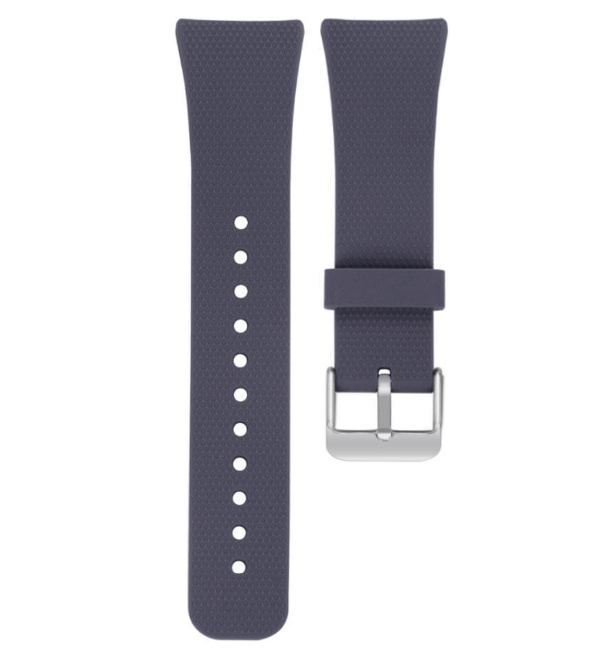Силиконовый ремешок Primo Classic для Samsung Gear Fit 2/Fit 2 Pro SM-R360/R365 Grey Shape (1374529512)