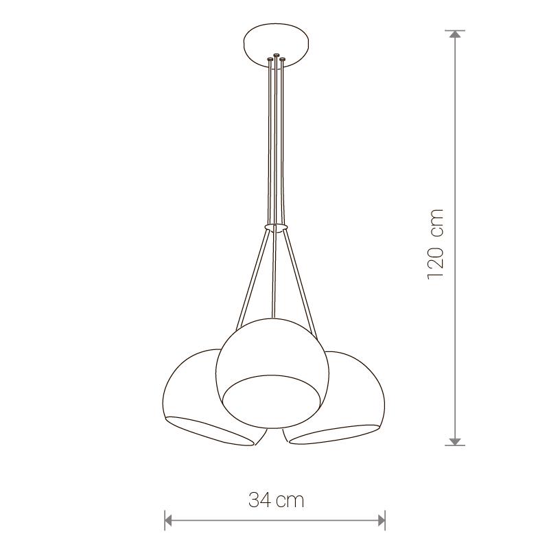 Люстра Nowodvorski Ball 6600 White - фото 2