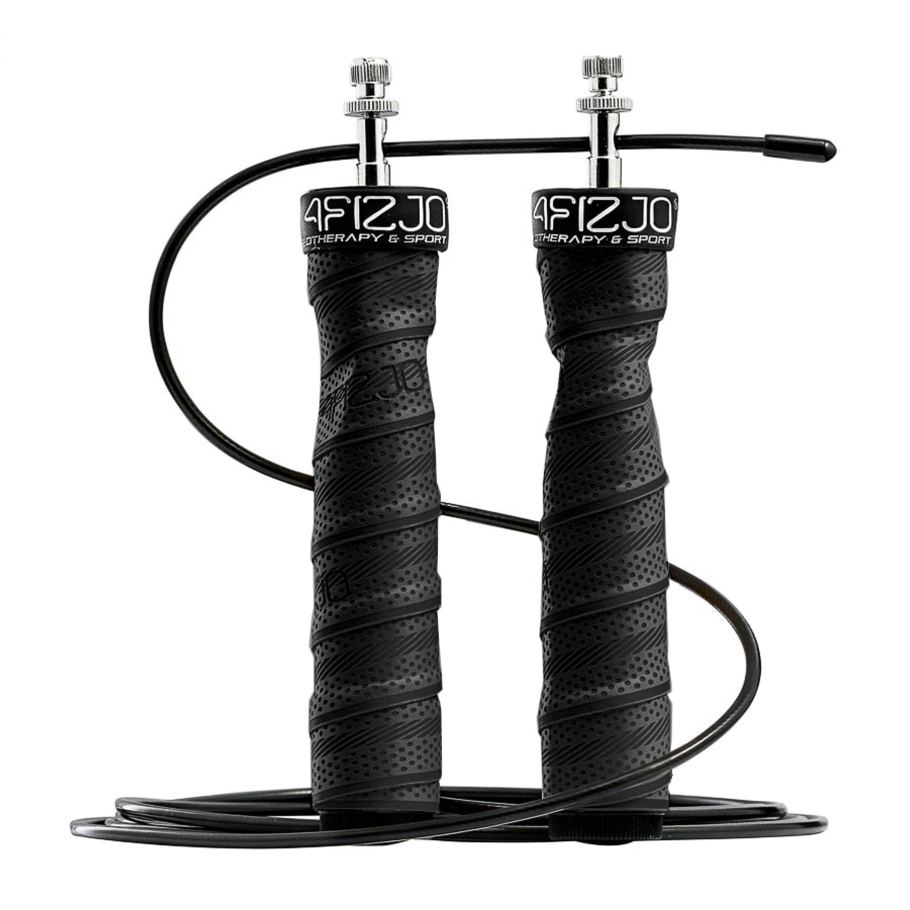 Скакалка скоростная 4FIZJO Speed Rope PRO+ для кроссфита Черный (20609) - фото 3